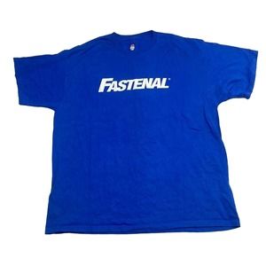 Fastenal 60 Carl Edwards Signed Tee Thrifted Vintage Style Size 2XL